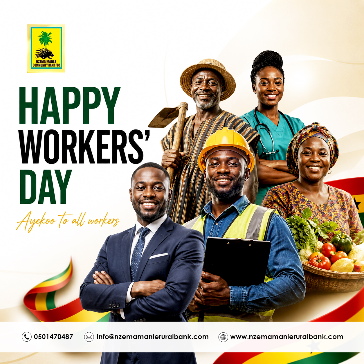 Nzema Mnale Community Bank Plc May Day 2026 Wishes